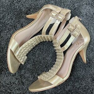 Vince Camuto Gold Studded Heels
